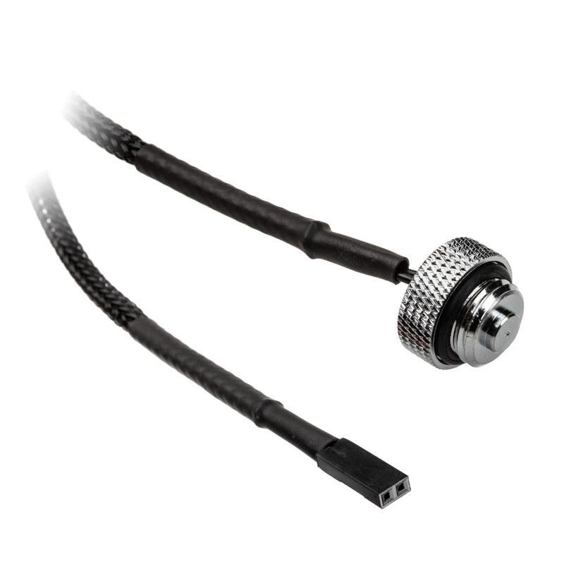 Temperatuursensor XSPC temperatuursensor 2x G1/4 IG – chroom, 2x G1/4 binnendraad