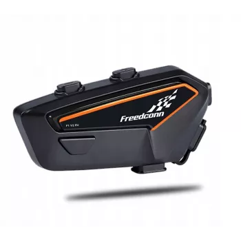 Headset FreedConn F1 V2 EU — Bluetooth 5.2, IP65, 1100-mAh-accu, tot 48 uur gesprekstijd, FM-radio, microfoon, clip