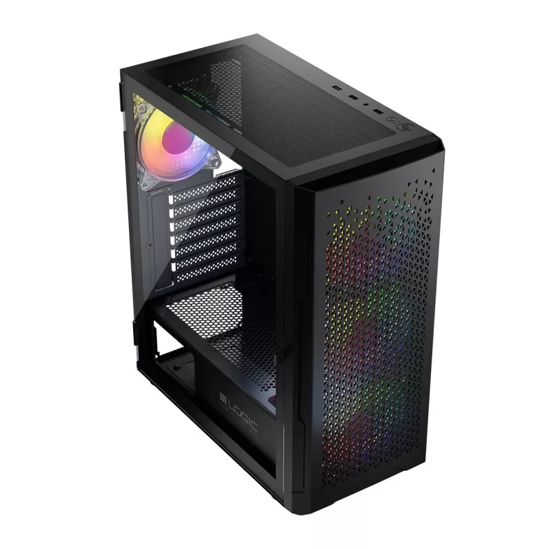 Logic ARAMIS ARGB MINIDI USB 3.0 behuizing zwart