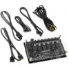 Lamptron auto-controller CT630 PWM ARGB — compacte PWM-ARGB-ventilator/controller, zwart
