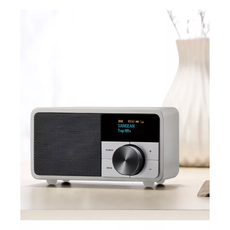 Tafelradio Sangean DDR-7 Glacier Silver met digitale tuner en Bluetooth