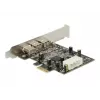 FireWire A/B-interfacekaart DeLOCK PCI Express 89153