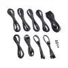 Interne netkabel Cablemod CM-PCSI-FKIT-NKC-R carbon betrouwbare stroomvoorziening