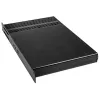 Akasa Galileo TU3 1U rackmount Thin Mini-ITX-behuizing, ventilatorloos, OEM, Zwart