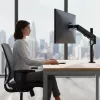 Monitorbeugel MACLEAN MC-135 gasdrukveer voor 17-inch–32-inch beeldschermen, belasting 2–10 kg, zwart