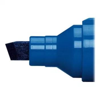 Permanentmarker Edding 500 beitelpunt blauw