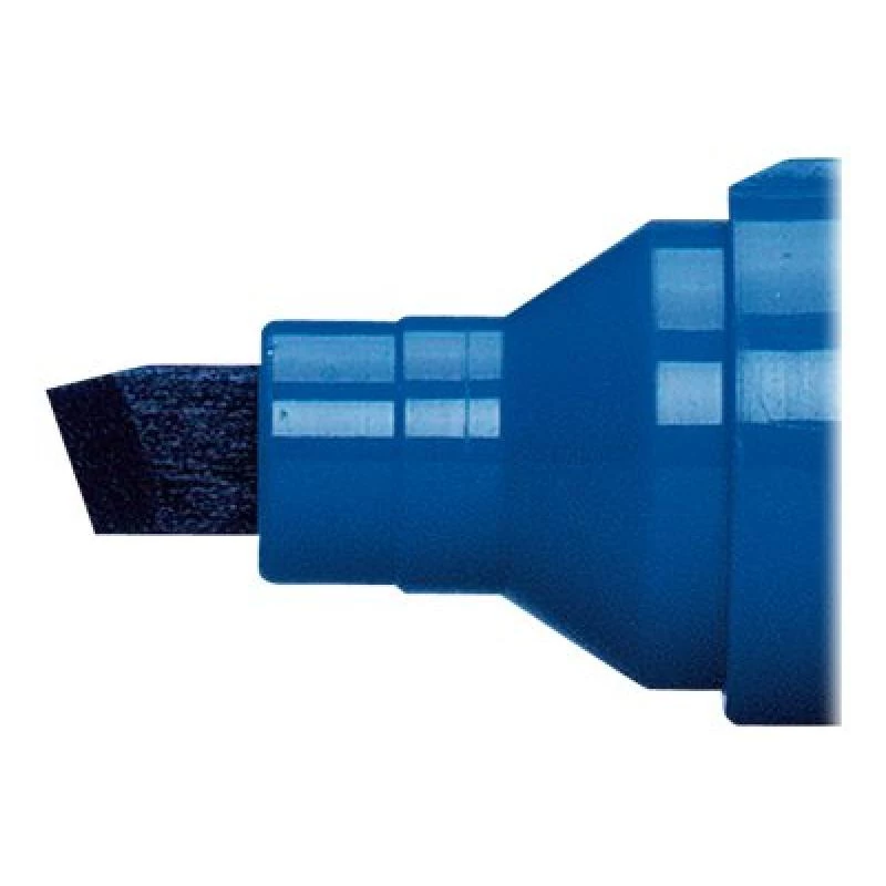 Permanentmarker Edding 500 beitelpunt blauw
