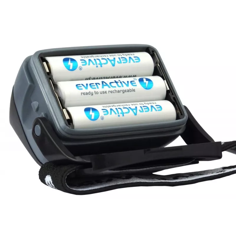 Hoofdlamp everActive HL-150, hoofdlamp, 150 lm, 3 W, IPX4, 3×AAA, zwart