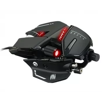 Gaming-muis MadCatz R.A.T. 8+ — rechtshandig, optisch, 16000 DPI, 11 knoppen, USB Type-A, 145 g