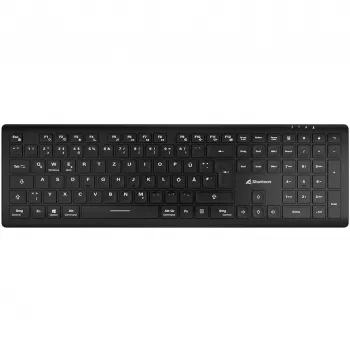 Sharkoon OfficePal K30W zwart DE-layout Rubberdome