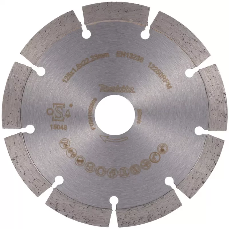 Diamantslijpschijf Makita D-80086 125 mm diameter 22,23 mm boring