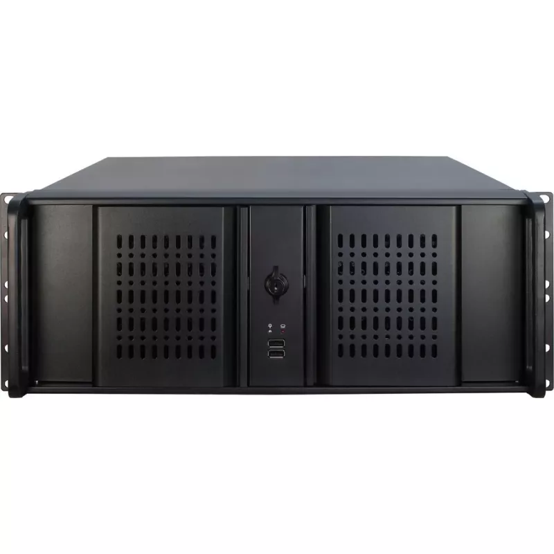Serverbehuizing Inter-Tech 4U-4098-S rack zwart