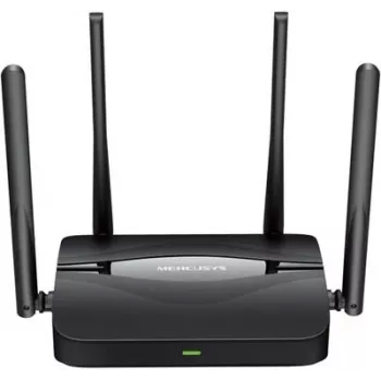 Tafelrouter MERCUSYS MR25BE EasyMesh Wi‑Fi 7 dual‑band 2,4/5 GHz, 3600 Mbit/s, 3× Gigabit-LAN, 4 externe antennes