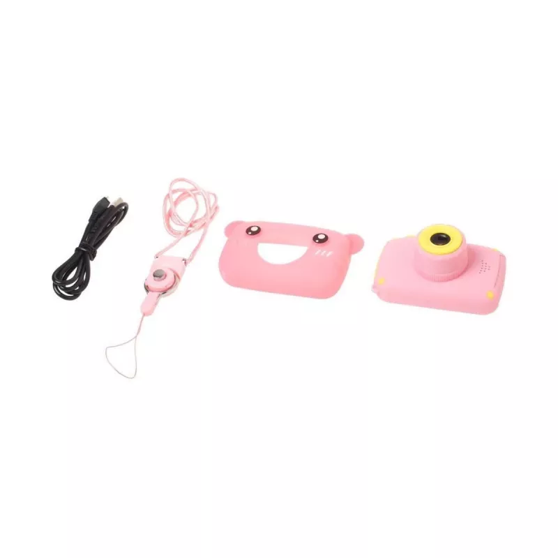 Kinderdigitale camera Extralink H25 roze aanbevolen leeftijd 3 jaar