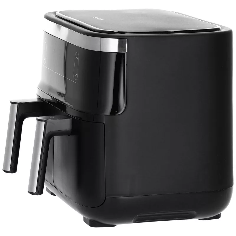 Heteluchtfriteuse Severin FR 2453 Double 3,25 L 2850 W zwart zilver