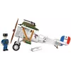 Constructieset Cobi Blocks Nieuport 17 C.1 277 stuks — modelvliegtuigbouwpakket, verzamelbaar steekblokjesset