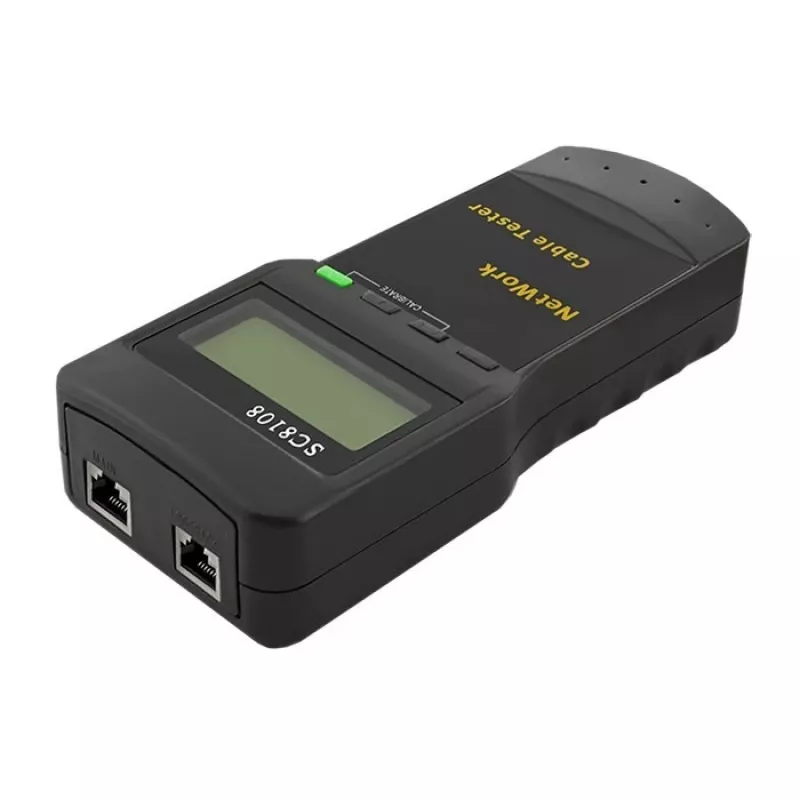 Kabeltester QOLTEC 54279 — RJ45, RJ12, BNC-testapparaat