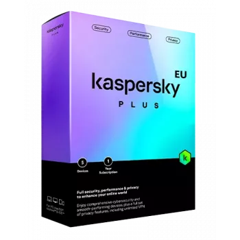 Kaspersky Plus | 5 apparaten | 1 jaar | EU