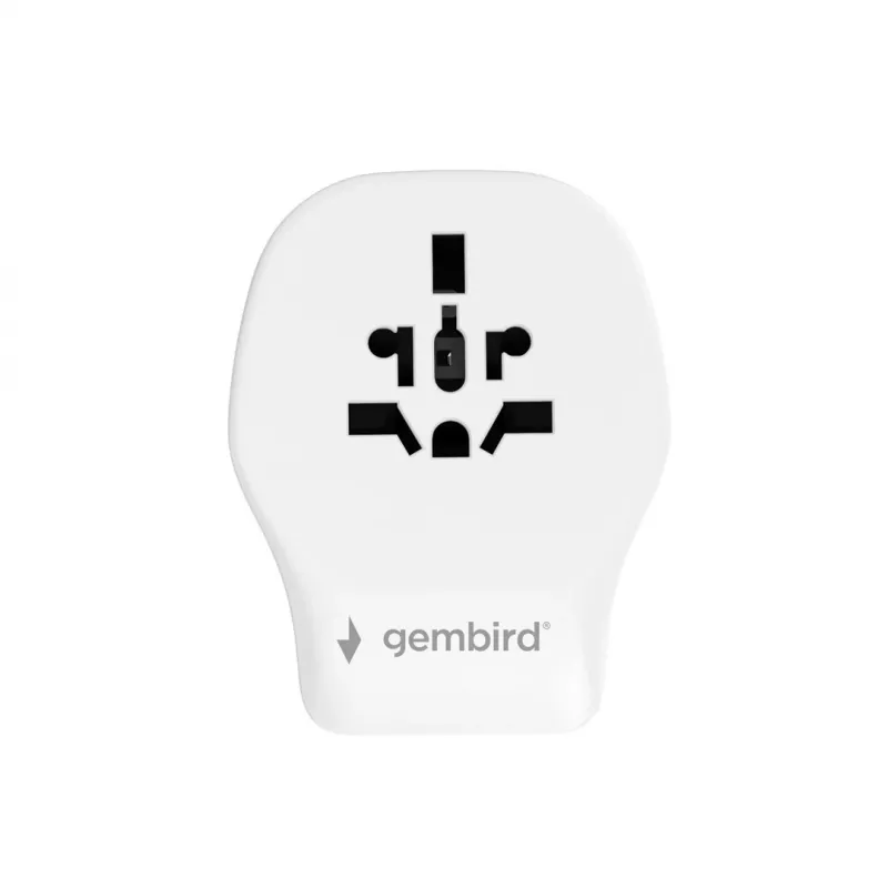 Wand-reisadapter GEMBIRD TPA-1A2C20-02-W 20W — 1xUSB-A + 2xUSB-C, Type-G stekker, 100–250 V, wit