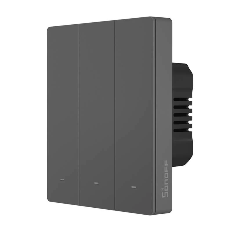 Slimme WLAN-wandschakelaar Sonoff M5-3C-80 – 3-voudig, wandgemonteerde slimme schakelaar, model M5-3C-80