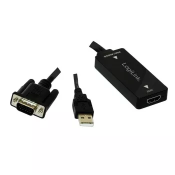 Videokabel-adapter LogiLink CV0060 zwart