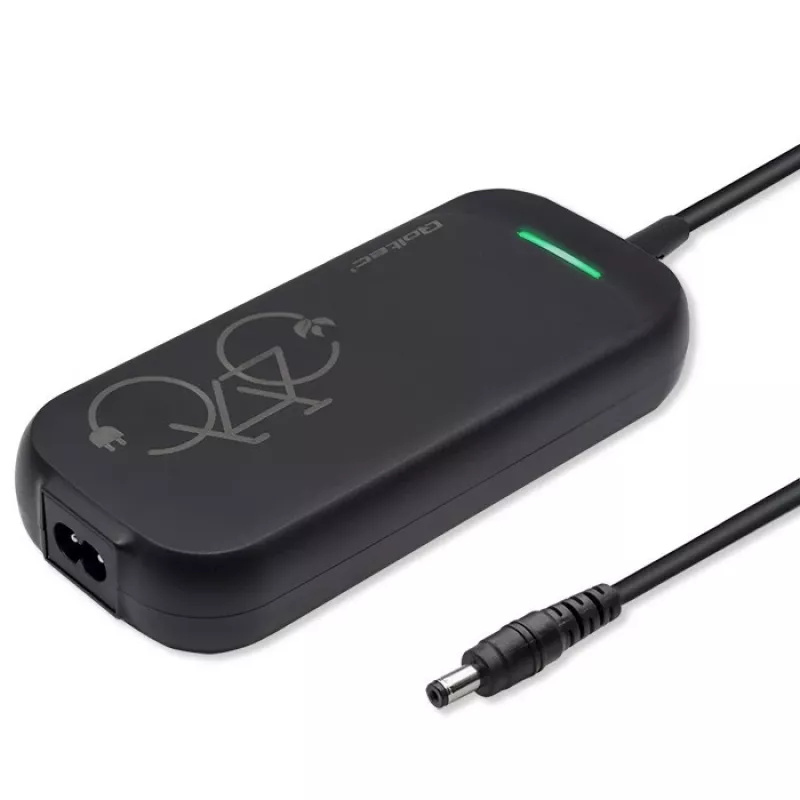 E-bike-oplader QOLTEC 50332 — 36V/42V uitgang, 2A, 5,5×2,1 mm stekker