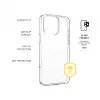 Rugdeksel FIXED AntiUV voor Apple iPhone 16 Pro Max, TPU transparant