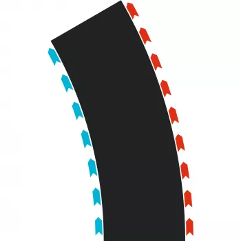 Carrera HYBRID Curves radius 30° twee modules (50052004)