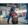 Einhell 4540036 E-Case Bag systeem-gereedschapstas, polyester, 30 kg draagvermogen, zwart/rood