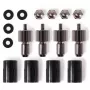 Montageset Alphacool 15725 zwart roestvrij staal 25 mm 10 g