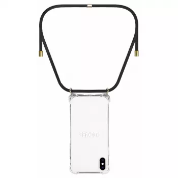 Lookabe telefoonhoesje met ketting voor iPhone XS Max, goud/zwart
