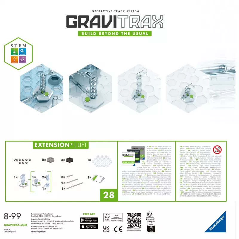 GraviTrax uitbreiding lift Ravensburger 22419 veelkleurig