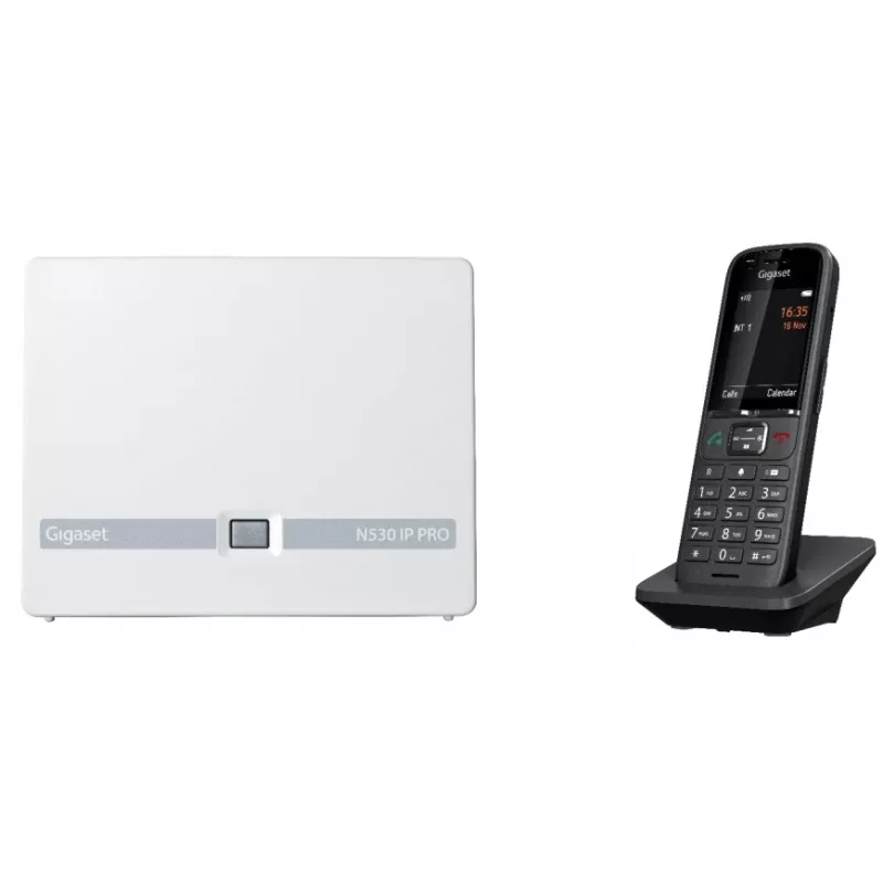 Gigaset N530 IP PRO + S700H PRO DECT-telefoon nummerherkenning antraciet