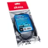USB-kabel Akasa AK-CBUB46-10BK USB 3.2 Gen 2 1 m zwart