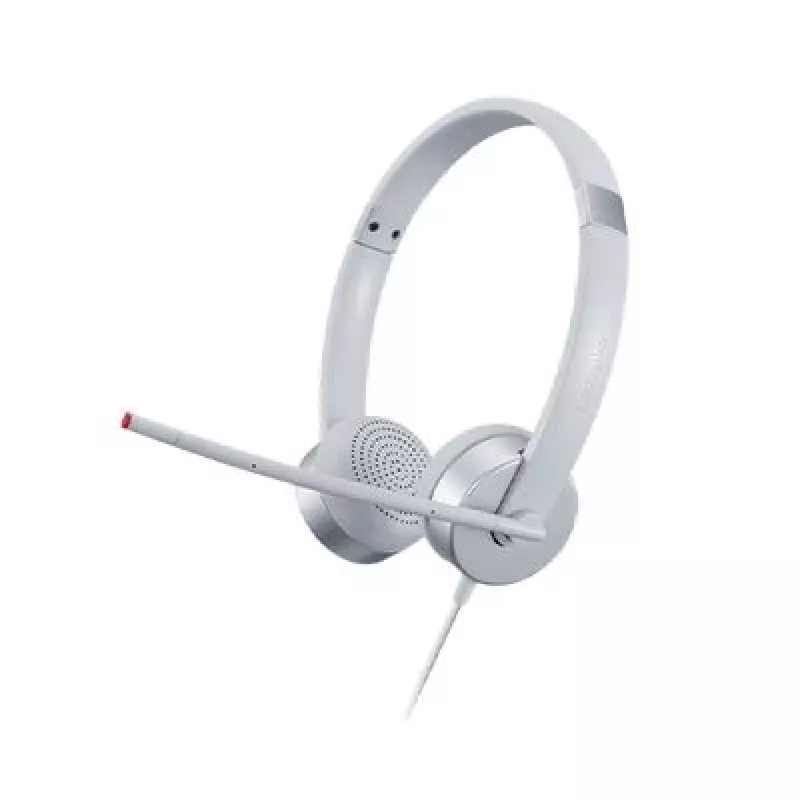 Lenovo 100 Stereo Analoge headset kantoor/callcenter Zilver