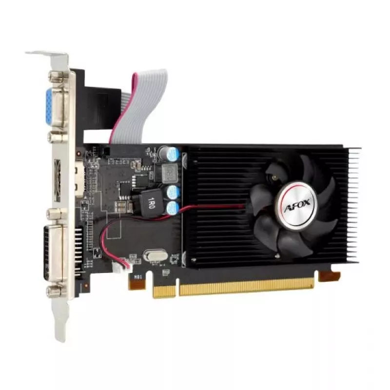 AFOX Radeon R5 230 1GB DDR3 grafische kaart, 64-bit, DVI/HDMI/VGA, Low Profile
