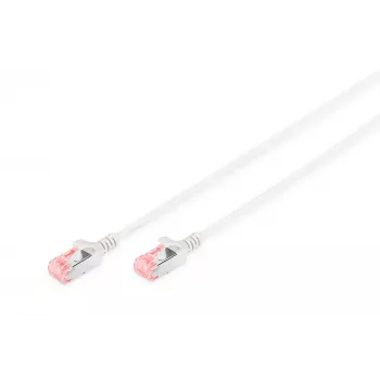 Netwerkkabel Digitus CAT 6 U/FTP slanke patchkabel RJ-45 Cat6 1 m grijs
