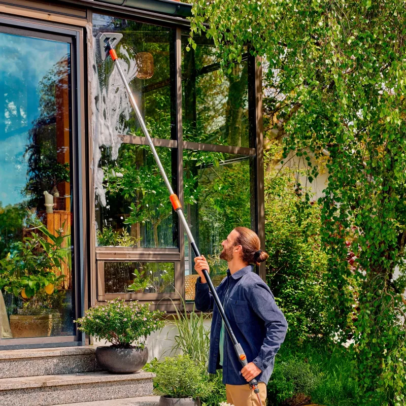 Gardena Cleansystem telescoopsteel M-XL, 155–260 cm
