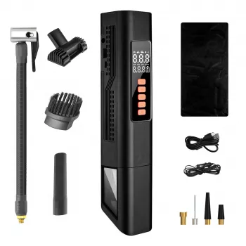 Extralink auto-stofzuiger met 2-in-1 compressor 12V USB