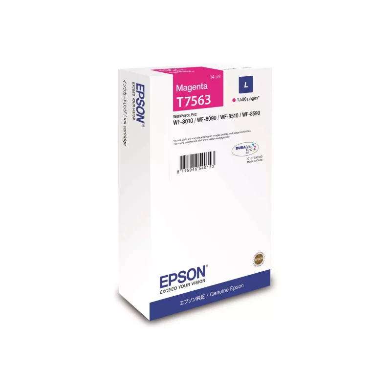 Epson C13T75634N inktpatroon 1 stuk origineel standaardcapaciteit magenta