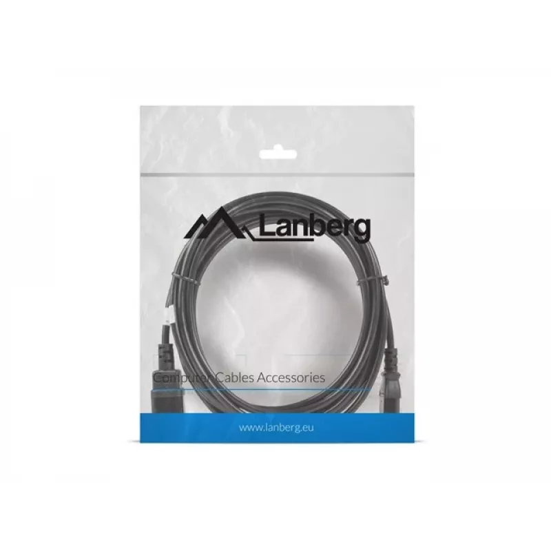 Lanberg C13-C14 VDE, 5 m kabel stroomverdeler (ca-c13e-11cc-0050-bk)