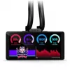 Phanteks Glacier One 360M25 LCD AiO-vloeistofkoeling, 6 inch display - 360 mm, zwart