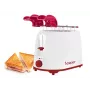 Broodrooster Beper P101TOS100 2-sneetjes compact design, RVS-behuizing, instelbare bruiningsgraad