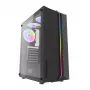 Darkflash DK151 LED computerbehuizing (zwart) + 3 RGB-ventilatoren