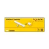 DeLOCK USB-laserpresenter wit draadloos USB RF Nano-ontvanger