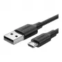 Ugreen 60137 USB-kabel USB 2.0 1,5 m USB A Micro-USB A zwart