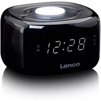Lenco CR-12BK radio wekker digitaal zwart (CR-12)