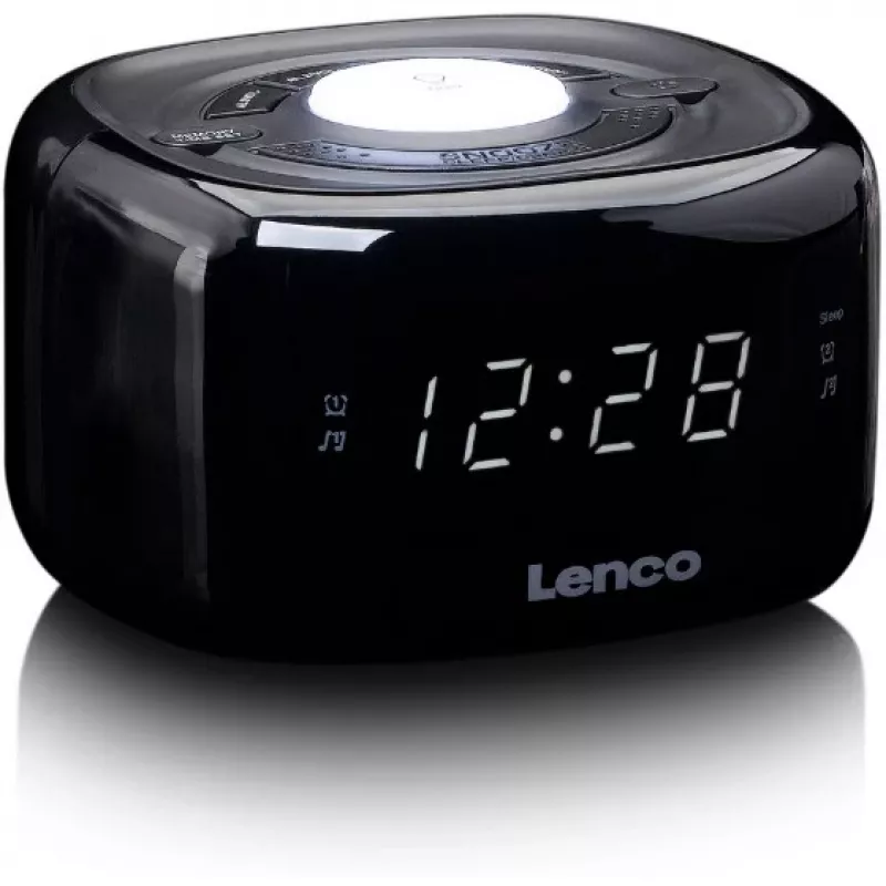 Lenco CR-12BK radio wekker digitaal zwart (CR-12)