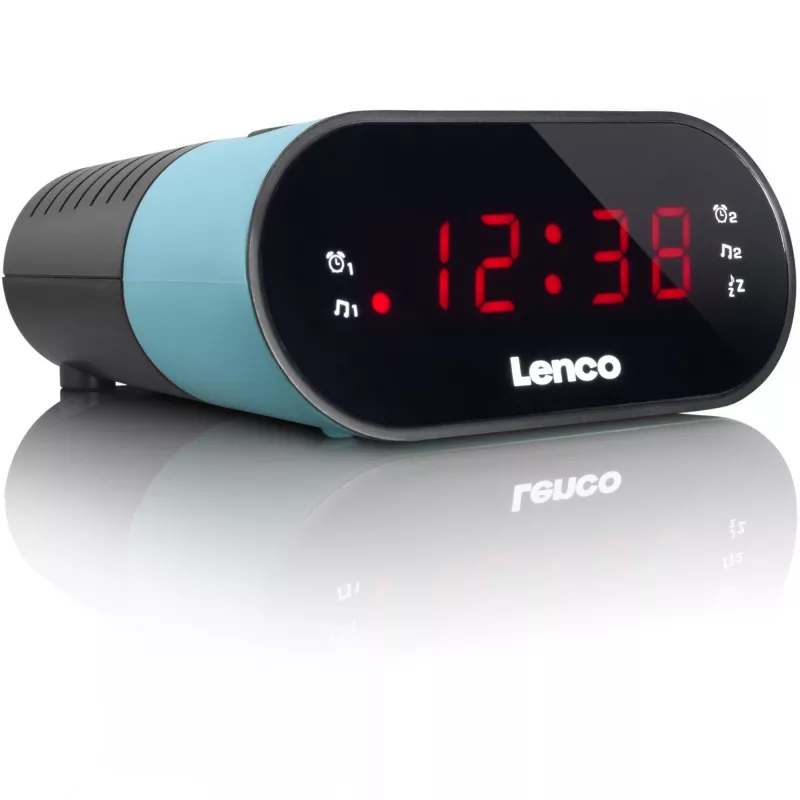 Klokradio Lenco CR-07 zwart blauw