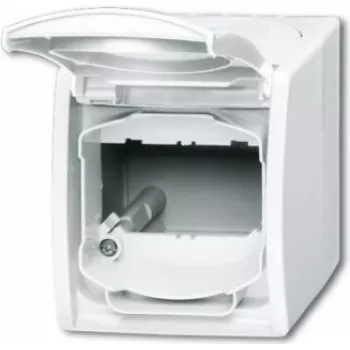 Busch Jaeger 1758 WN-54 Stopcontact wit (1724-0-4264)